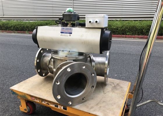 Outdoor 60° Pipe Included Angle V Shaped Diverter Valve