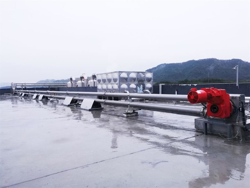 300m3/H Tubular Chain Conveyor For Bulk Powder Material